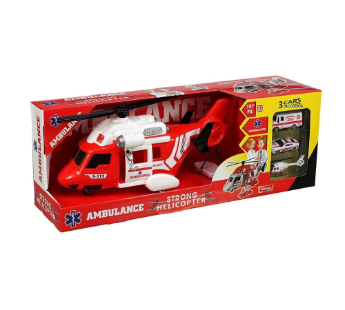 ERN-2004 HEROES TOYS HELİKOPTER AMBULANS SETİ ARABALI ERN-2004 HEROES TOYS HELİKOPTER AMBULANS SETİ ARABALI