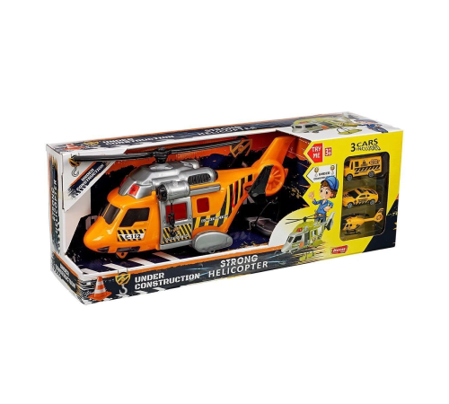 ERN-2006 Heroes Toys Helikopter İnşaat Seti Arabalı