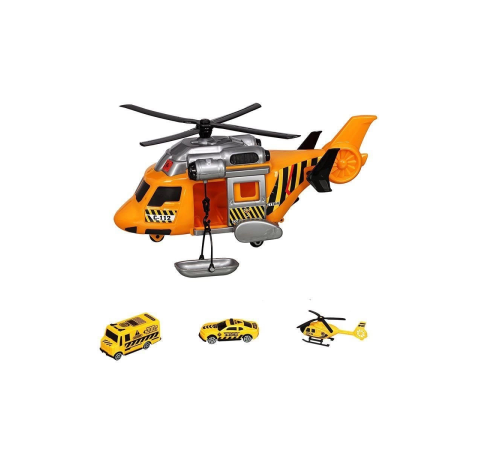 ERN-2006 Heroes Toys Helikopter İnşaat Seti Arabalı