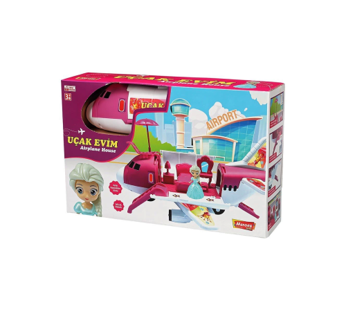 ERN-2013 Heroes Toys Uçak Ev Bebek Seti ERN-2013 Heroes Toys Uçak Ev Bebek Seti