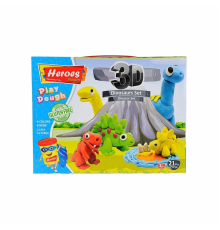 ERN-568 Heroes 3D Dinazor Oyun Hamur Seti - Eren Oyuncak