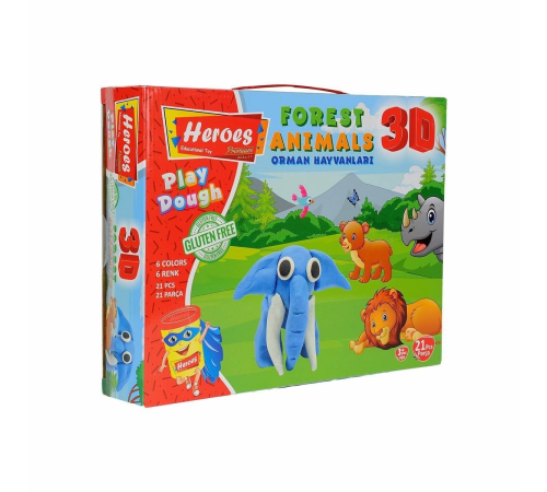 ERN-571 Heroes 3D Orman Hayvanları Seti ERN-571 Heroes 3D Orman Hayvanları Seti