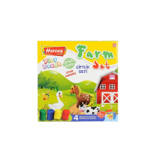 ERN-588 Heroes Orta Kutulu Çiftlik Oyun Hamuru Seti
