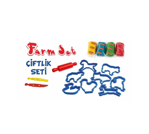 ERN-588 Heroes Orta Kutulu Çiftlik Oyun Hamuru Seti ERN-588 Heroes Orta Kutulu Çiftlik Oyun Hamuru Seti