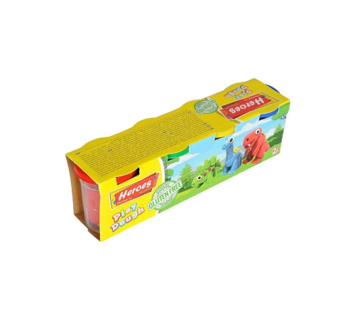 ERN-604 Heroes Premıum Dörtlü Oyun Hamuru ERN-604 Heroes Premıum Dörtlü Oyun Hamuru