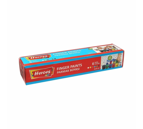 ERN-710 Heroes Color 6lı Parmak Boya - Eren Oyuncak
