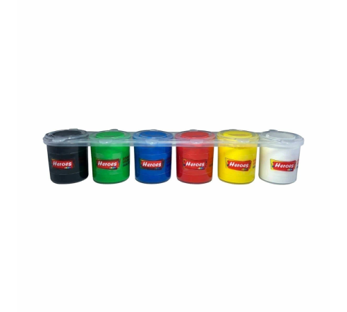 ERN-710 Heroes Color 6lı Parmak Boya - Eren Oyuncak
