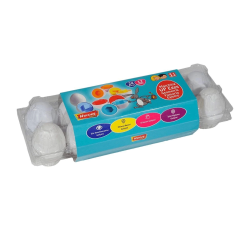ERN-804 Heroes Toys 12li Yumurta Eşleştirme - Eren Oyuncak