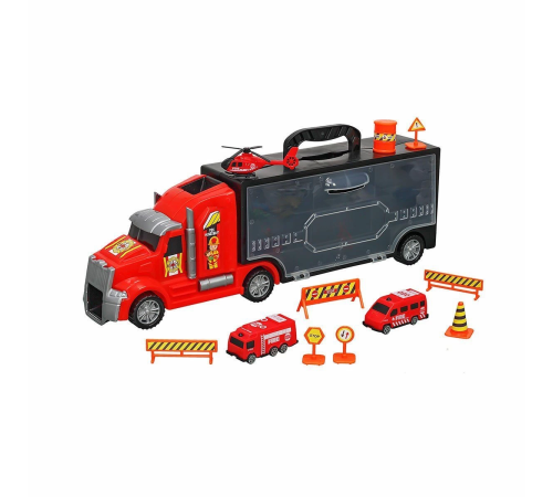 ERN-875 Heroes Toys Çantalı İtfaiye Taşıyıcı Tır Seti ERN-875 Heroes Toys Çantalı İtfaiye Taşıyıcı Tır Seti