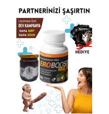 Ero Boost Max Baron Macun Sertleştiricili Geciktiricili Büyütücülü Etkili Erkek Performans Arttırıcılı Set