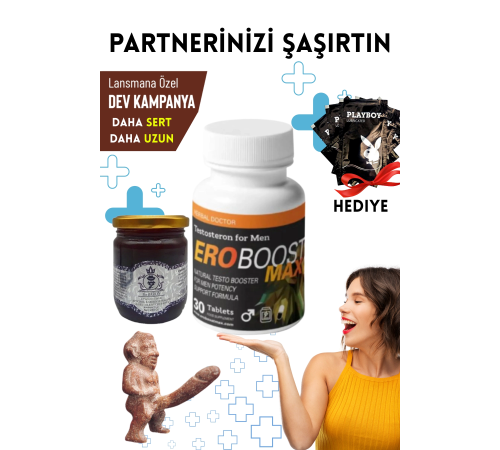 Ero Boost Max Baron Macun Sertleştiricili Geciktiricili Büyütücülü Etkili Erkek Performans Arttırıcılı Set Ero Boost Max Baron Macun Sertleştiricili Geciktiricili Büyütücülü Etkili Erkek Performans Arttırıcılı Set