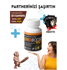 Ero Boost Max XXL Sertleştiricili Geciktiricili Büyütücülü Etkili Erkek Performans Arttırıcılı Set