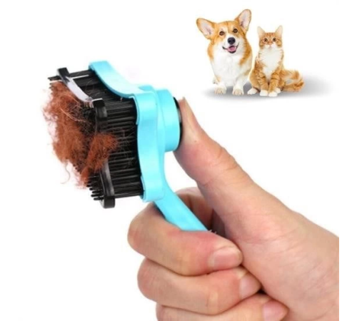 Evcil Hayvan Kedi Köpek Tüy Toplayıcı Otomatik Tuşlu Pet Tarak
