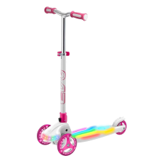 Evo 3 Tekerlekli Colour Burst Işıklı Beyaz Scooter