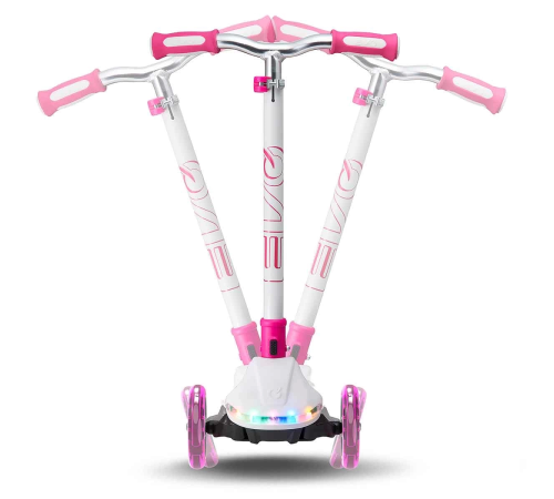 Evo 3 Tekerlekli Colour Burst Işıklı Beyaz Scooter