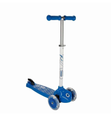 Evo Işıklı 3 Tekerlekli Mavi Scooter