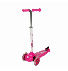 Evo Işıklı 3 Tekerlekli Pembe Scooter