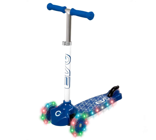 Evo Işıklı Move N Groove Mavi Üç Tekerlekli Scooter