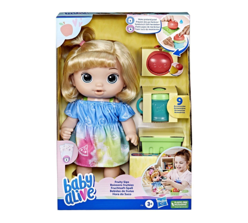 F7356 Baby Alive Bebeğim ile Eğlenceli Yudumlar Sarışın +3 yaş F7356 Baby Alive Bebeğim ile Eğlenceli Yudumlar Sarışın +3 yaş
