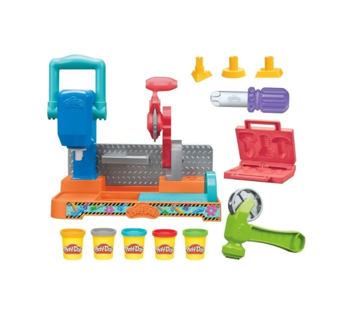 F9141 Play-Doh Renkli El Aletleri Tezgahı Oyun Seti +3 yaş F9141 Play-Doh Renkli El Aletleri Tezgahı Oyun Seti +3 yaş