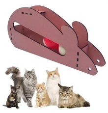 Fare Kedi Oyunu Ahşap 2 Toplu Kedi Oyuncağı Tahta Kedi Oyunu Tahta Fare Ve Toplu Oyuncak
