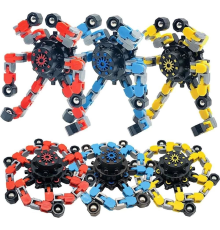 Fidget Spinners Dönüştürülebilir Zincir Robot Oyuncak -1 adet stokta olan gönderilir