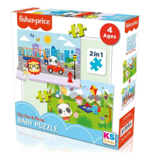Fisher Price Baby City Fun & Picnic 2’si 1 Arada Puzzle