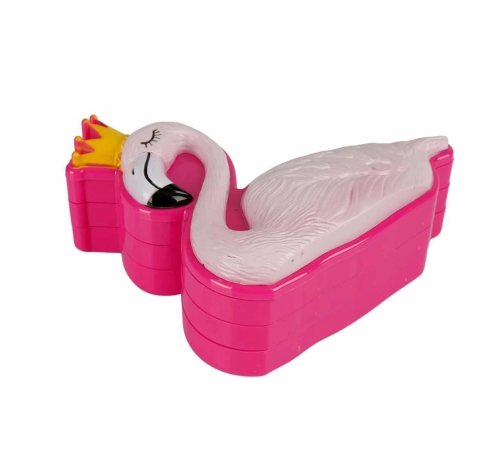 Flamingo Şekilli 3 Katlı Makyaj Güzellik Seti