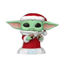 Funko POP Star Wars Holiday Grogu with Christmas Cookie