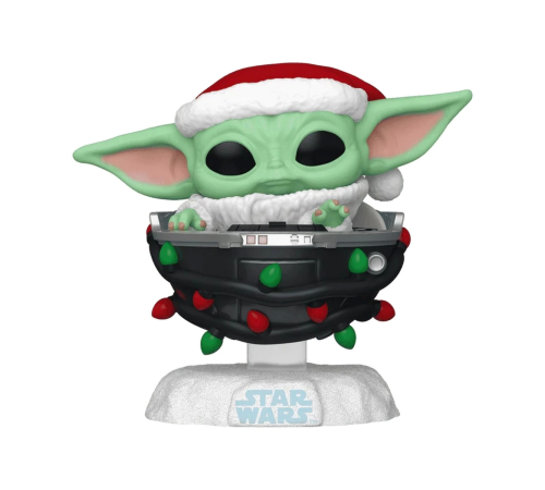 Funko POP Star Wars Holiday Grogu with Santa Hat in Pram Funko POP Star Wars Holiday Grogu with Santa Hat in Pram
