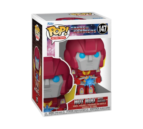 Funko POP Transformers: Hot Rod w/Matrix Funko POP Transformers: Hot Rod w/Matrix