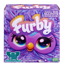 Furby Mor İnterakti̇f Peluş F6743 ***DİLİ İNGİLİZCEDİR***