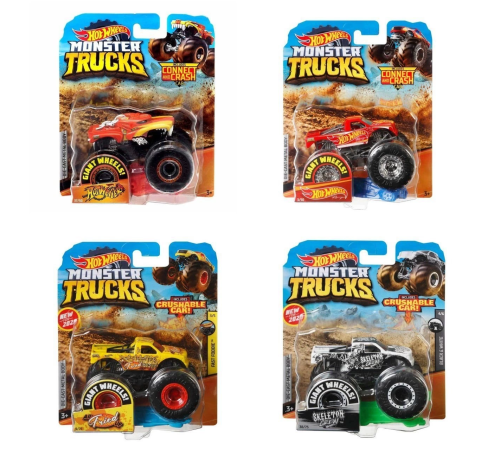 FYJ44 Hot Wheels, Monster Trucks 1:64 Arabalar - 1 adet fiyatıdır