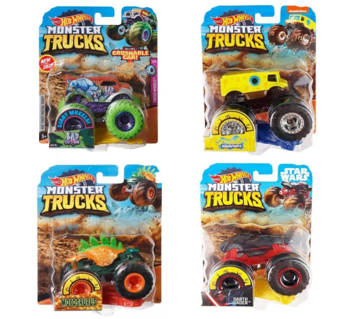 FYJ44 Hot Wheels, Monster Trucks 1:64 Arabalar - 1 adet fiyatıdır