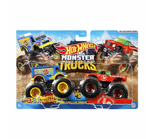 FYJ64 Hot Wheels Monster Trucks Güçlü İkili 1:64 Arabalar FYJ64 Hot Wheels Monster Trucks Güçlü İkili 1:64 Arabalar