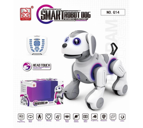 G14 Kumanlı Şarjlı Smart İnteraktif Akıllı Robot Köpek -Vardem Oyuncak G14 Kumanlı Şarjlı Smart İnteraktif Akıllı Robot Köpek -Vardem Oyuncak