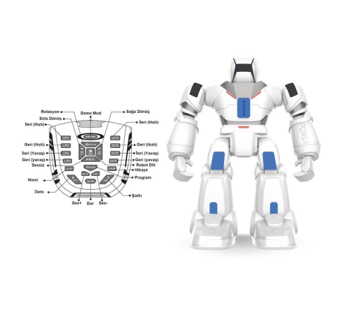 G16 U/K ŞARJLI İNTERAKTİF HAREKETLİ DANSÇI ROBOT