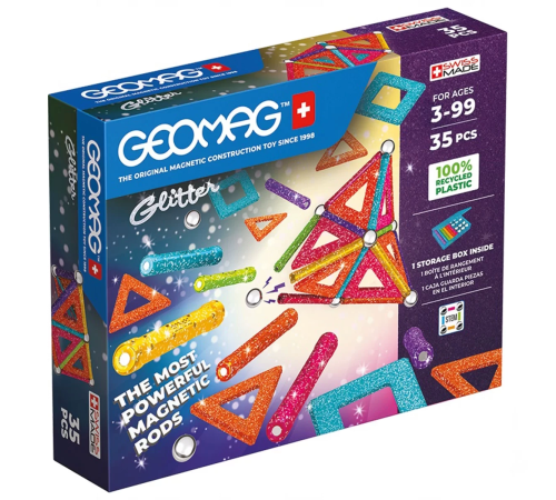 Geomag Glitter Manyetik Zeka Oyunu 35 Parça Geomag Glitter Manyetik Zeka Oyunu 35 Parça