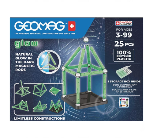 Geomag Glow Manyetik Zeka Oyunu 25 Parça Geomag Glow Manyetik Zeka Oyunu 25 Parça