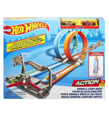 GFH85 Hot Wheels Çift Çemberde Depar Pist Seti