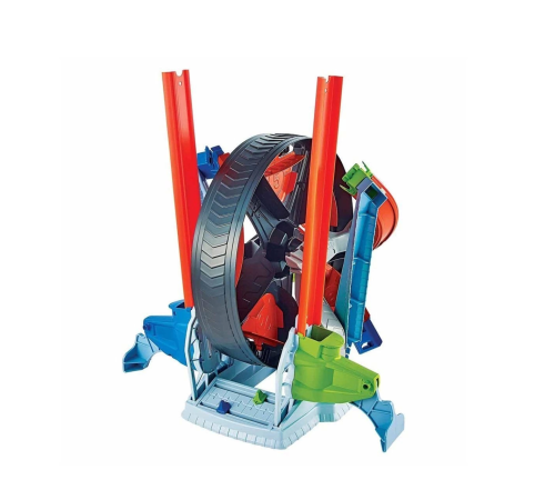 GJM77 Hot Wheels, Dönen Tekerlek Macerası Yarış Seti / 4-8 yaş