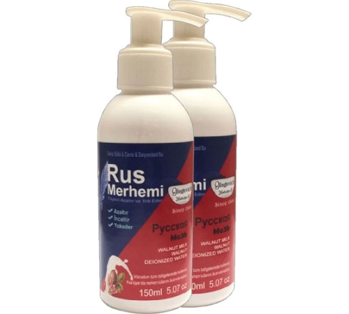 Glegnd Blue Tüylere Krem 2 Tane x 150 ml Cevizli & Ceviz Sütlü Russ Merhemi