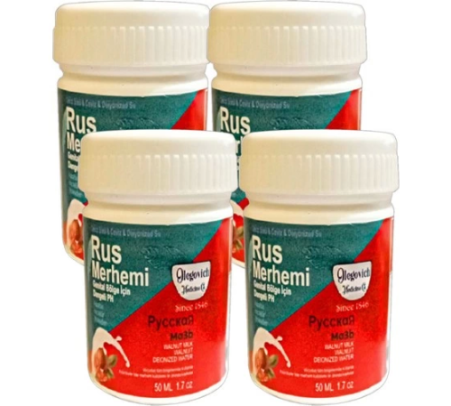 Glegnd Özel Yerler Tüylere Krem Valnut Milk & Walnut 4 Adet Russ Merhemi 50 ml Kadın