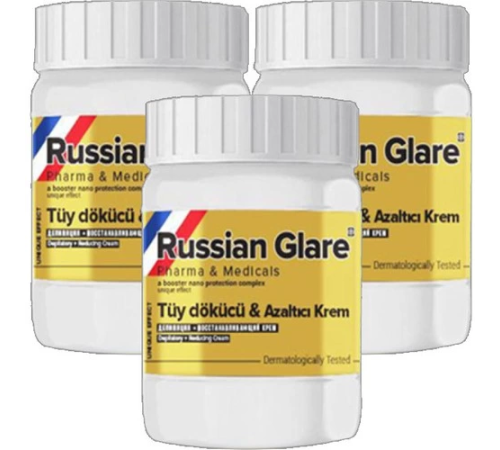 Glegnd Russ Glare Tüylere Krem Nano 3 Adet x 50 ml Russ Merhemi - 000031KI