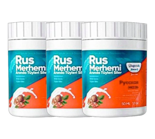 Glegnd Turquoise Tüylere Krem 3 Tane Ceviz & Ceviz Sütü Russ Merhemi 50 ml - 000031KI