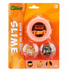 Gloopy Karanlıkta Parlayan Turuncu Slime