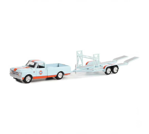 Greenlight 1/64 1968 Chevrolet C-10 Shortbed and Tandem Car Greenlight 1/64 1968 Chevrolet C-10 Shortbed and Tandem Car