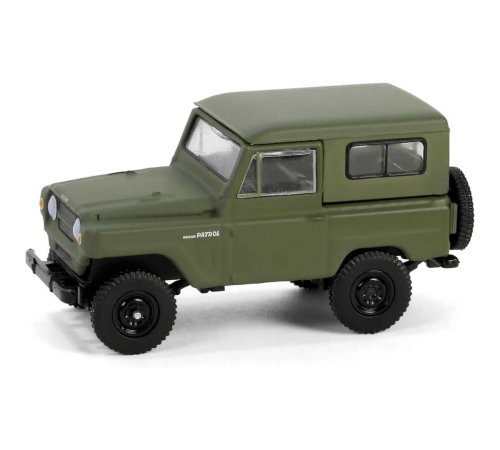 Greenlight 1/64 All-Terrain Series 16- 1962 Patrol Matt Olive Green Greenlight 1/64 All-Terrain Series 16- 1962 Patrol Matt Olive Green