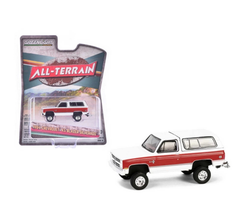 Greenlight 1/64 All-Terrain Series 16- 1984 Chevrolet K5 Blazer Silverado Greenlight 1/64 All-Terrain Series 16- 1984 Chevrolet K5 Blazer Silverado