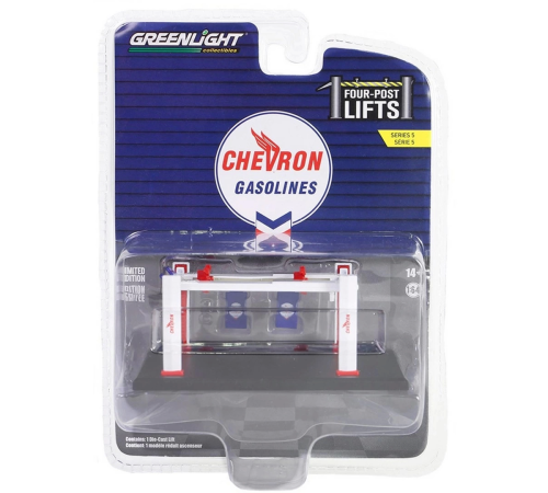 Greenlight 1/64 Chevron Gasolines Lift Greenlight 1/64 Chevron Gasolines Lift
